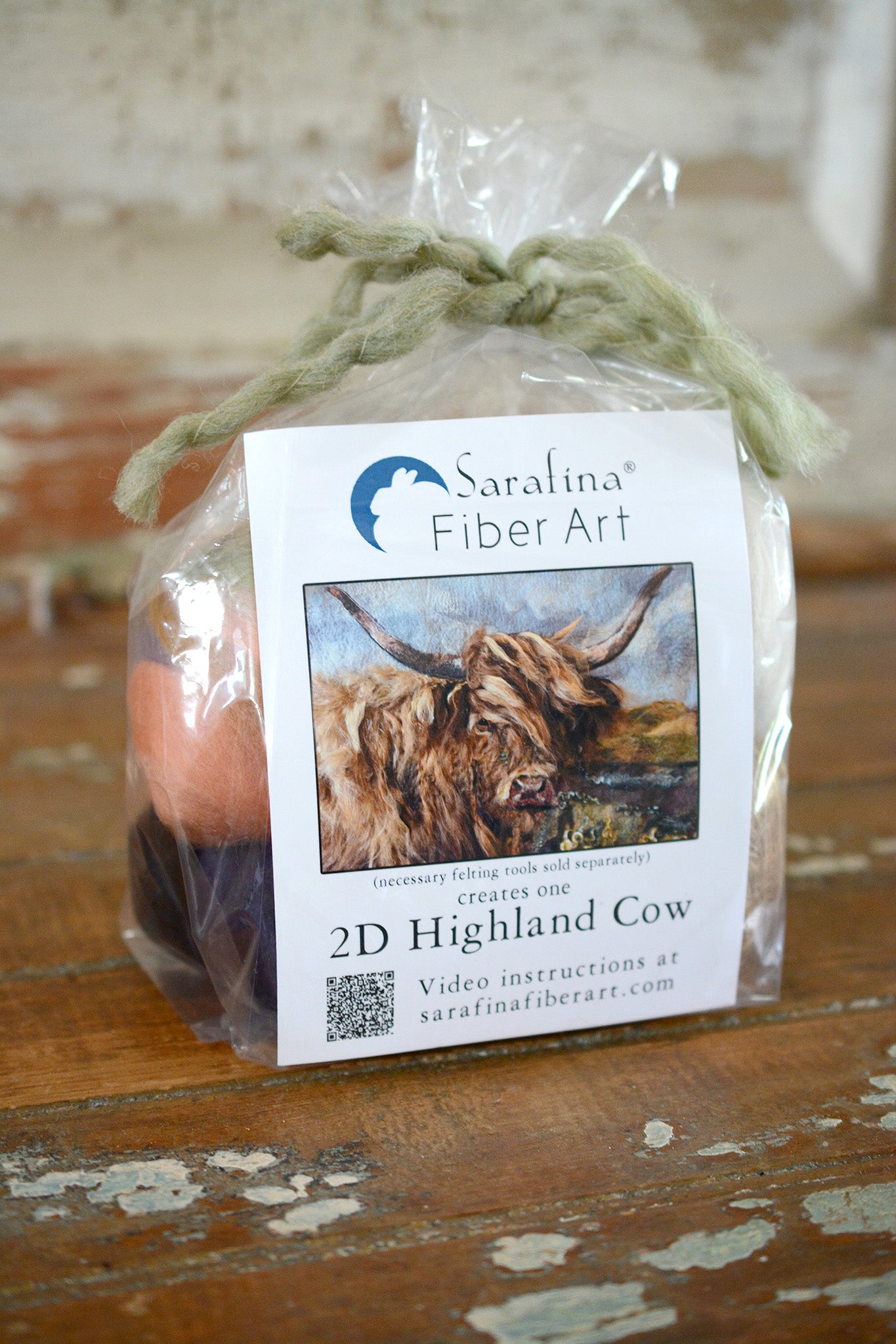 Sarafina Highland Cow Fiber Starter Pack – Sarafina Fiber Art