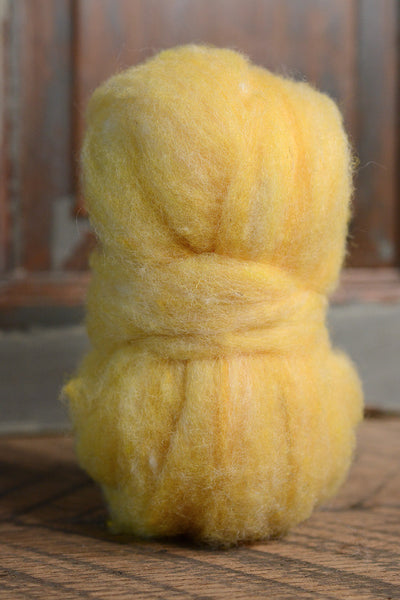 Natural Core Wool Carded Wool Roving / Needle Felting Core Wool - Sold per  1 oz.