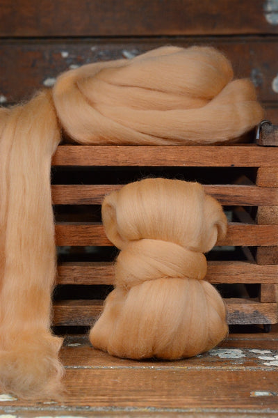 Needle Felting Wool Roving Soy Yellow 66s Merino Wool Roving For Felti –  Feltify